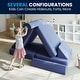 preview thumbnail 65 of 75, Soft Foam Modular Kids Play Couch with 6 Sectional Sofa Pieces - 27.5"D x 56"W x 17.25"H