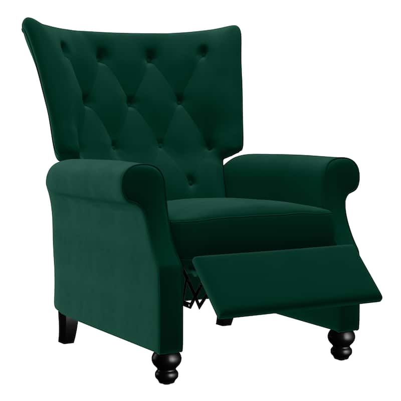 Copper Grove Plush Push-back Recliner Chair