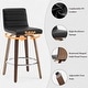 preview thumbnail 47 of 198, 26"/29" Faux Leather Swivel Bar/Counter Stools, Set of 2/3