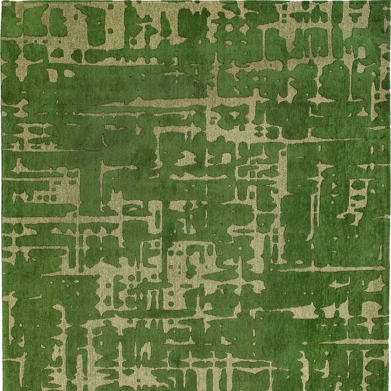 Heliw Geometric Abstract Modern Non Skid Woven Area Rug By HomeRoots - 48' X '48' X '0.2
