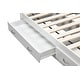 preview thumbnail 9 of 8, OS Home and Office Furniture Model 6011K Complete 4 Piece Bedroom Set in White