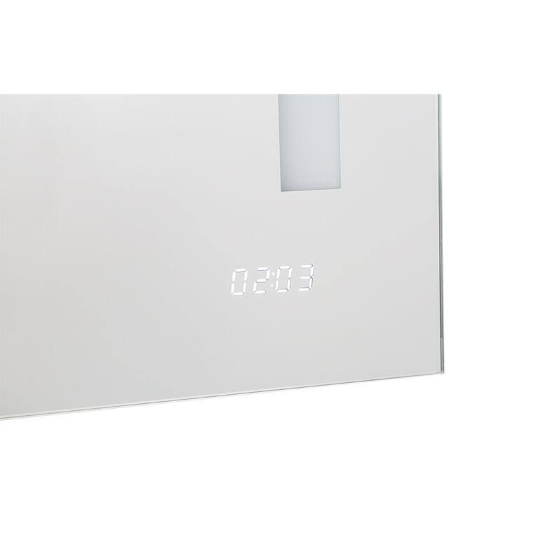 AQUADOM Signature Royale 36W LED Medicine Cabinet Defogger, 3X LED Vertically Adjustable Magnifying Mirror, Electrical Outlets