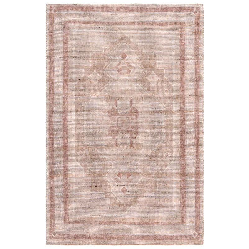 SAFAVIEH Handmade Saffron Lubke Jute & Chenille Rug - 5' x 8' - Natural/Taupe