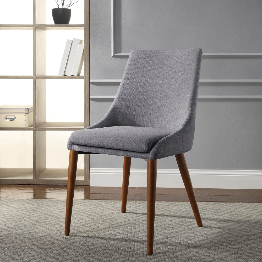 Palmer Mid-Century Modern Fabric Dining Chair in 2 Pack