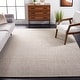 preview thumbnail 54 of 191, SAFAVIEH Handmade Abstract Lottie Modern Wool Rug 11' Square - Ivory/Grey