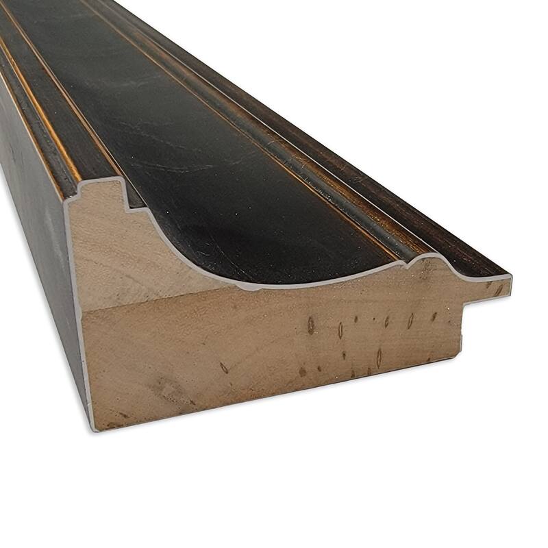 Villa Oil Rubbed Bronze Beveled Wood Framed Wall Mirror - Villa Oil Rubbed Bronze