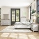 preview thumbnail 30 of 45, Furniture of America Althea Modern Farmhouse 6-Piece Wood Kids Panel Bedroom Set White - Full