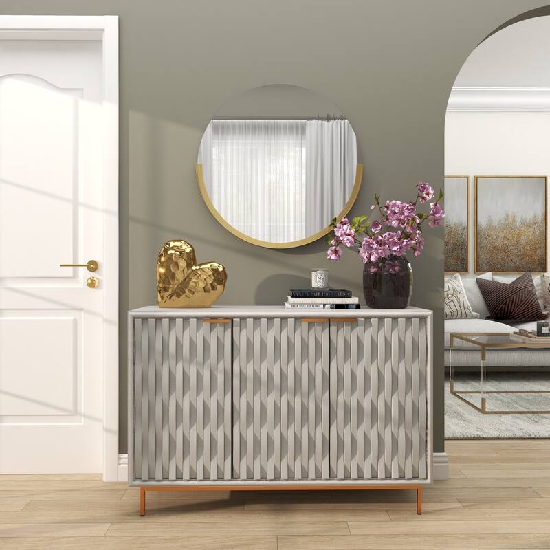 Gold, Black, Silver or White Porcelain Ceramic Dimensional Angled Origami Inspired Heart Decorative Sculpture