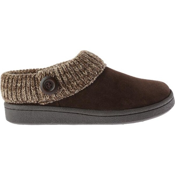 clarks women's knit collar clog slipper