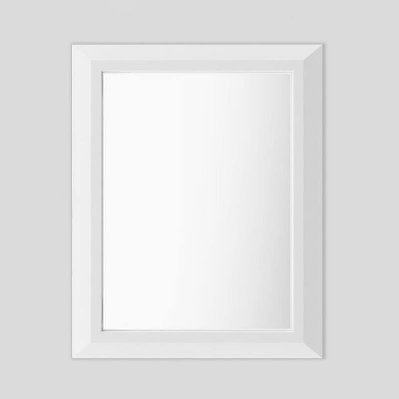 KIOTEE Full size Metal Bathroom Mirror with 5-Year Warranty