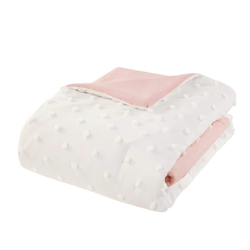 Intelligent Design Shay Colorblock Clip Jacquard Comforter Set