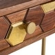preview thumbnail 10 of 35, SAFAVIEH Raveena 1-Drawer 1-Shelf Hairpin Leg Desk