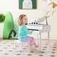 preview thumbnail 3 of 8, Gymax 30-Key Classic Baby Grand Piano Toddler Toy Wood w/ Bench &