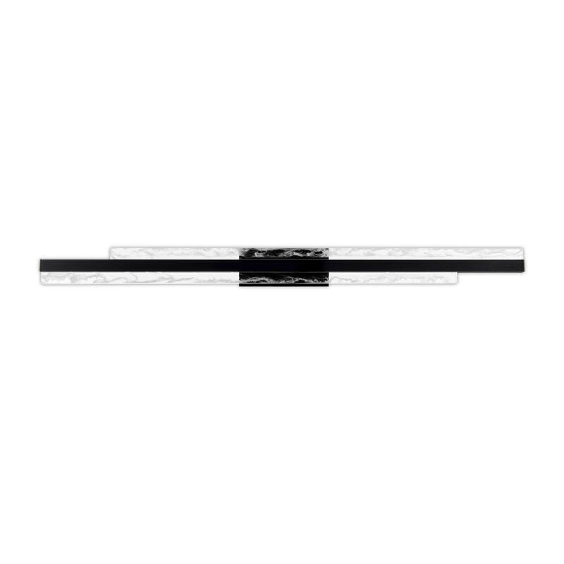 Tandem 27in LED Bath Vanity & Wall Light 3000K in Black