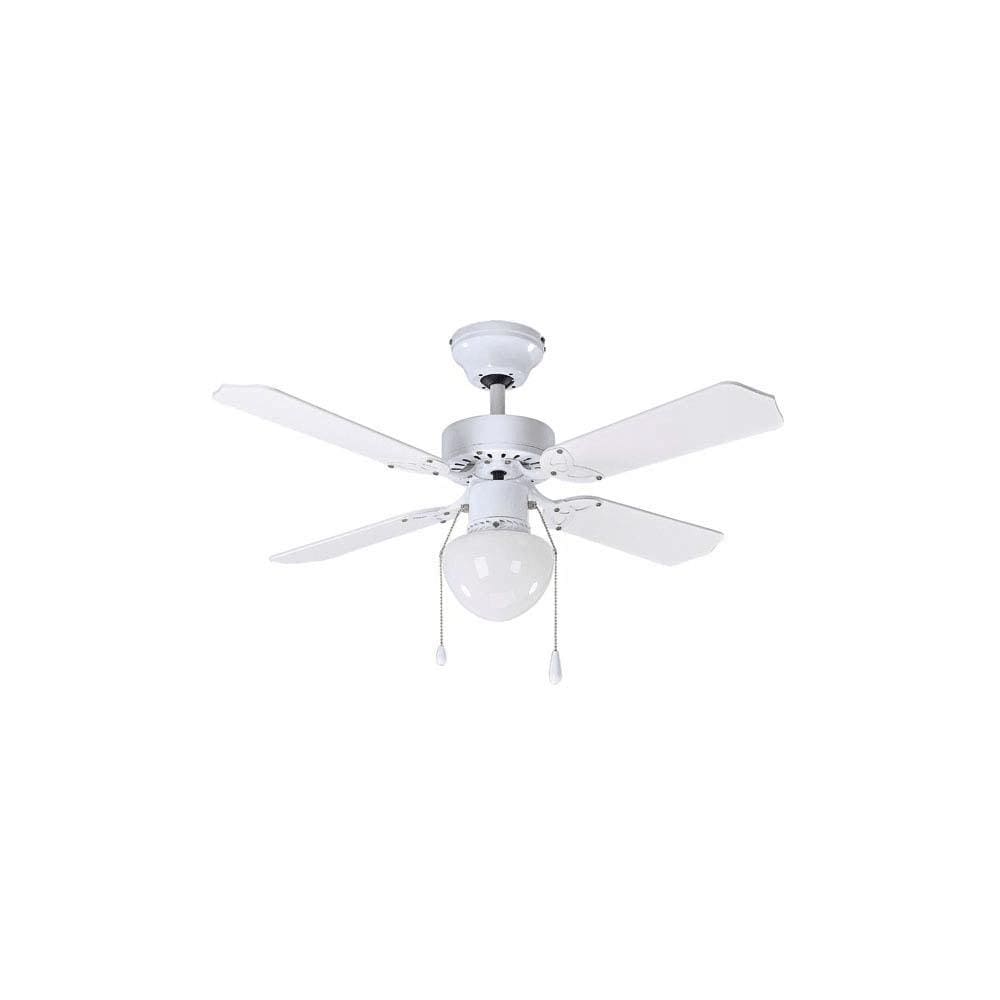 Canarm Cf15636411s Galaxy Single Light 4 Blade Hanging Ceiling Fan White