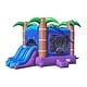 preview thumbnail 12 of 11, HeroKiddo 14 Ft. Enchanted Forest Bounce House Dual Lane Water Slide for Kids, Wet/Dry Inflatable, No Blower Included