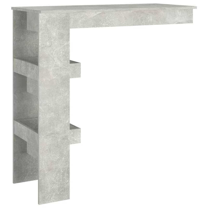 vidaXL Wall Bar Table Kitchen Bar Dining Table Computer Desk Engineered Wood - 40.2" x 17.7" x 40.7"