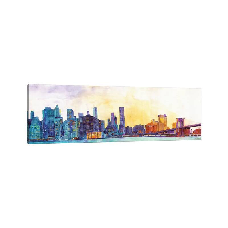 iCanvas "NYC Panorama" by Maja Wronska Canvas Print