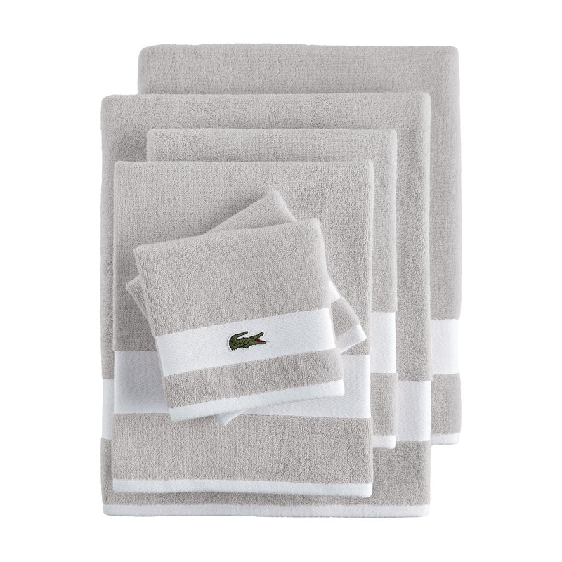 Lacoste Sport Stripe Supima Cotton 6-Piece Towel Set
