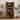 Walnut Kitchen Storage Cabinet with Doors and Shelves