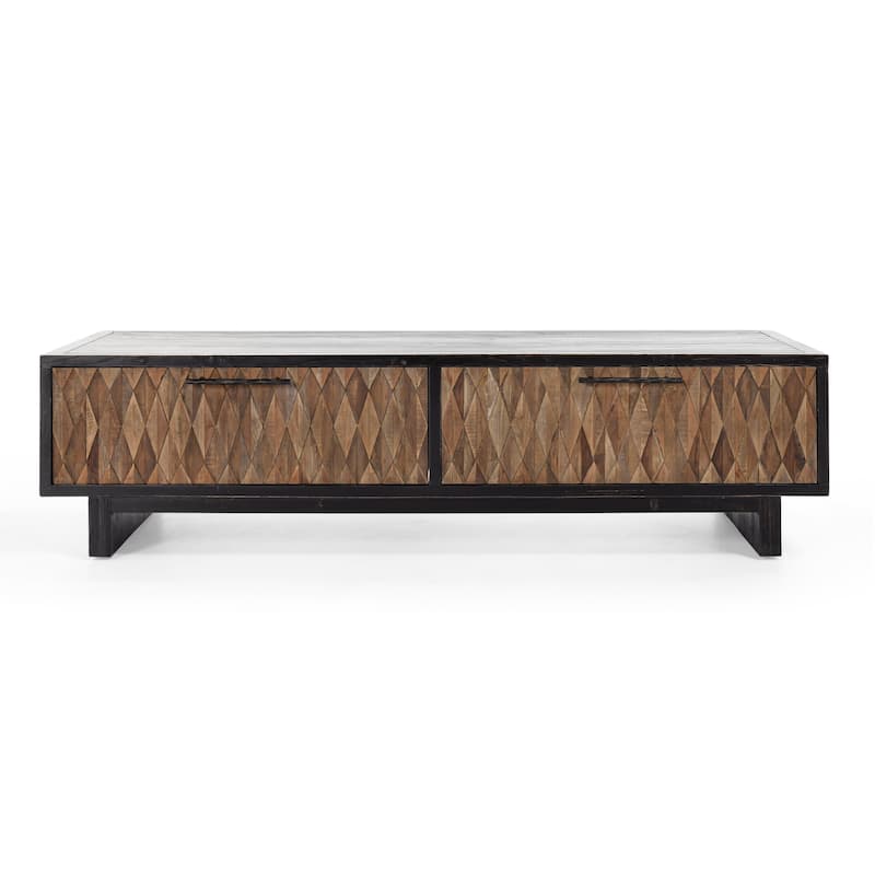 Classic Home Anton 4-Drawer Reclaimed Wood Coffee Table