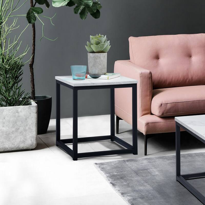Nightstand with Metal Frame
