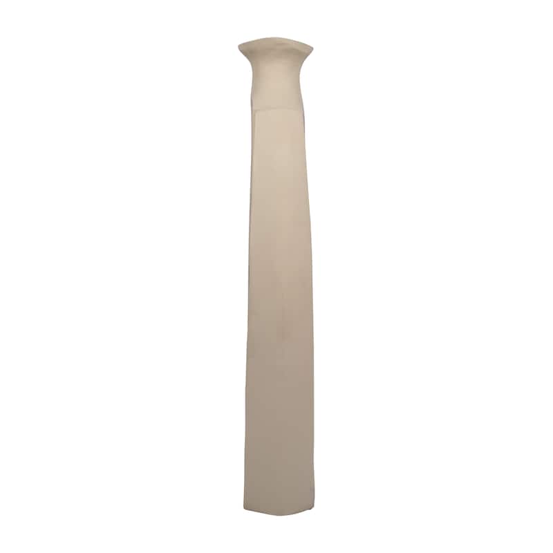 Sagebrook Home Metal Gold/Nude Rectangle Embossed Swirl Vase