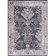 preview thumbnail 2 of 8, Hauteloom Scalby Hallway, Kitchen Runner Rug - Denim, Cream, Peach - 2'7" x 10'