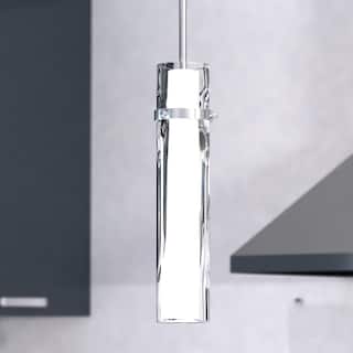 Vilo Contemporary Mini Pendant Ceiling Light White Glass