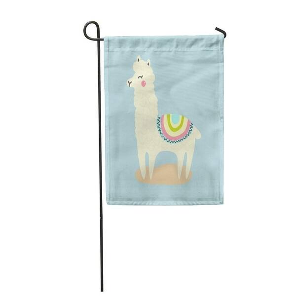 Shop America Cute Llama Alpaca Funny Cartoon Drawing Farm Garden Flag Decorative Flag House Banner 12x18 Inch On Sale Overstock 31351367