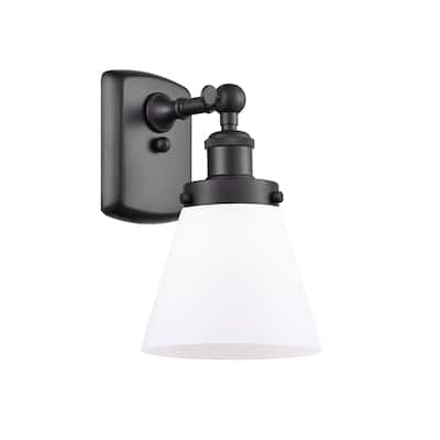 Innovations Lighting Small Cone 6" Wide Bathroom Sconce