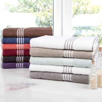8-Piece Towel Set - Cotton Bathroom Accessories by Windsor Home