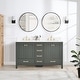 preview thumbnail 2 of 16, PROOX 60 inch Freestanding Bath Vanities with Engineered Culture Marble Top Undermount Sink - 60"