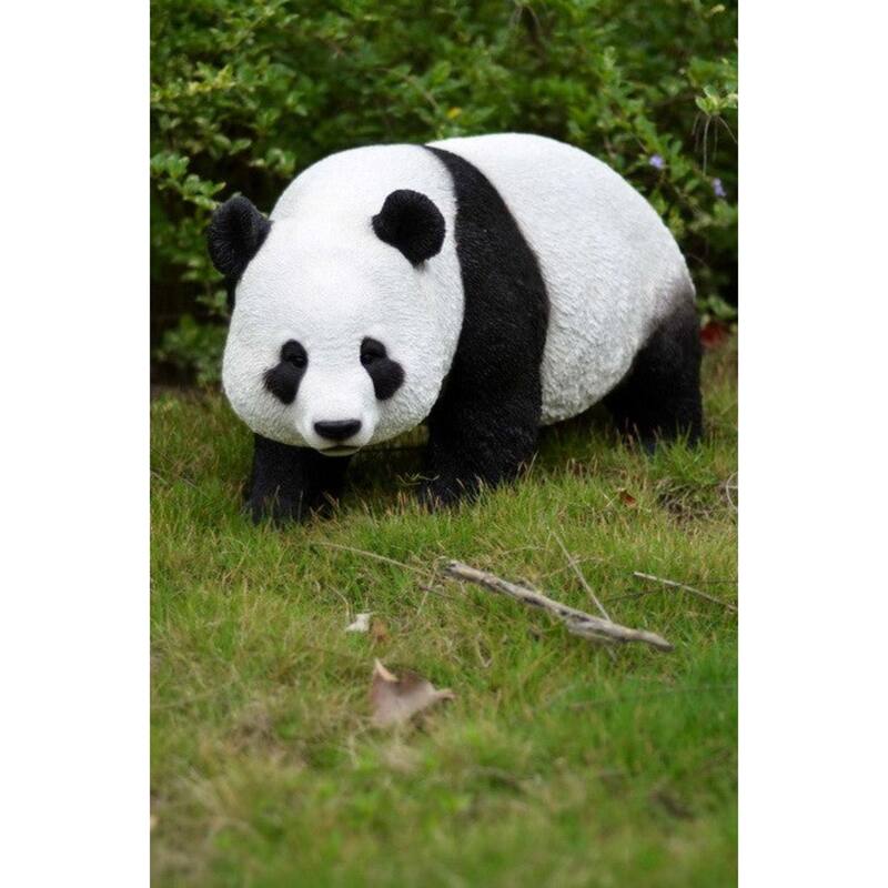 37.5" Panda Walking Outdoor Garden Statue