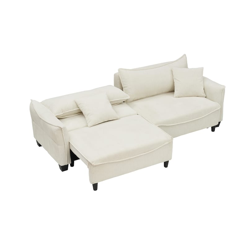 Corduroy Fabric Sofa