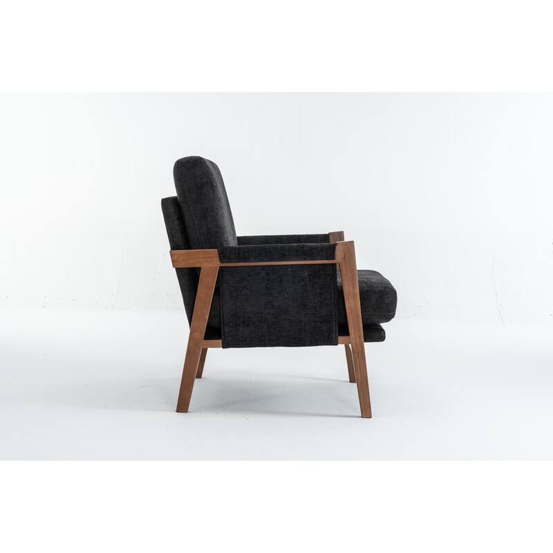 Mid-Century Modern Accent Chairs ,Modern Accent Chair,Chair with Soft Waist Cushion,Ergonomic Lounge Chairs
