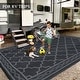 preview thumbnail 14 of 22, Large Outdoor Rug Waterproof Outdoor Plastic Straw Rug for Camping with Carry Bag