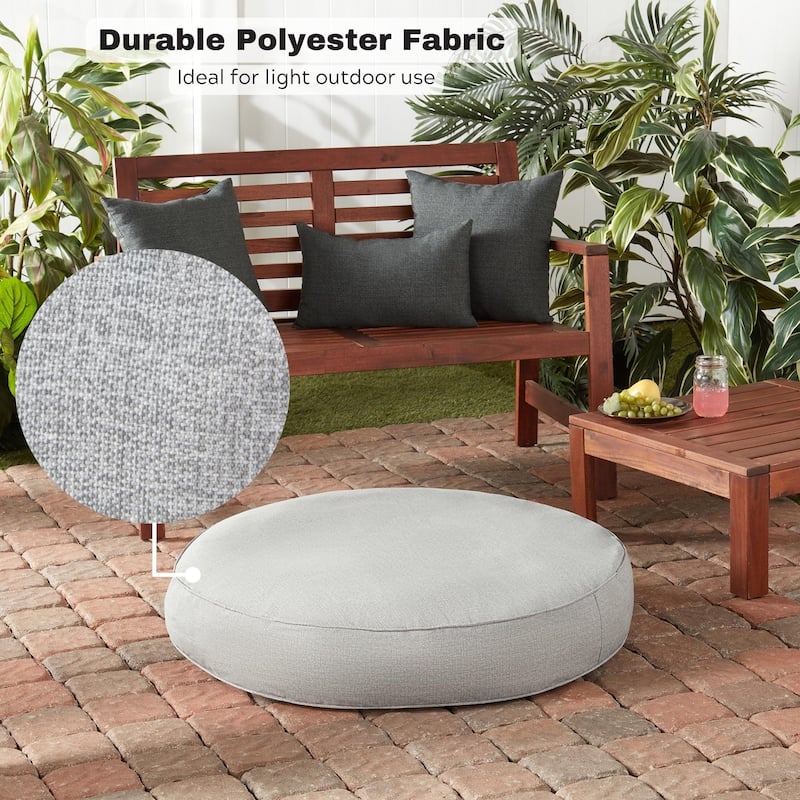 Gordie Round Indoor/Outdoor Pillow Dog Bed