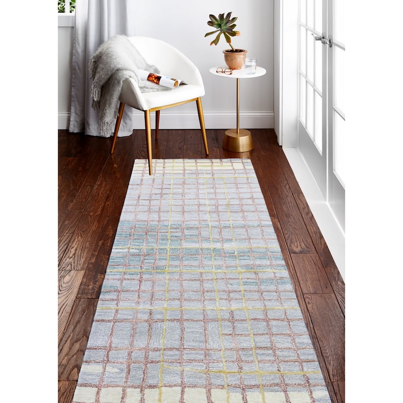 Bashian Maja Iv/Teal Contemporary Area Rug