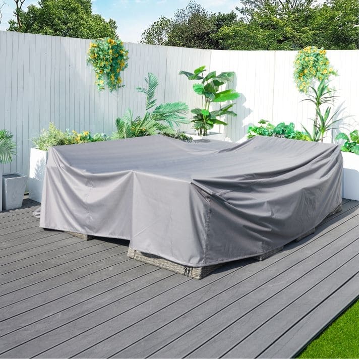 Patio Furniture Covers Waterproof, Outdoor Sectional Sofa Set , Patio Table and Chair Set Cover 106''L x 106''M x 28''H