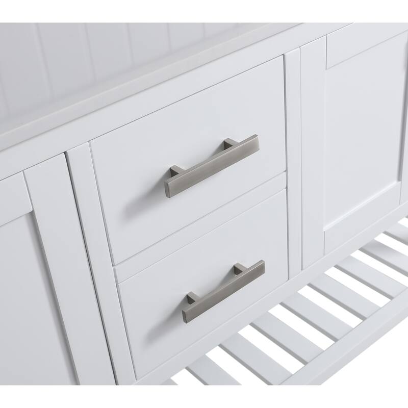 Monaco 72" Double Sink Vanity Base Only