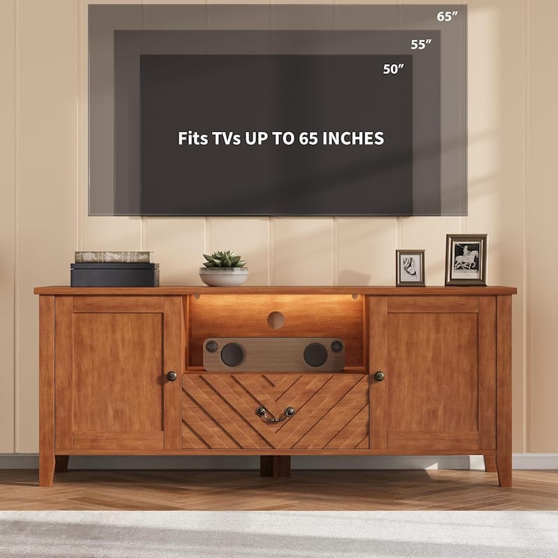 Entertainment Center TV Console Table, TV Stands for Living Room for 65 Inch TV - N/A