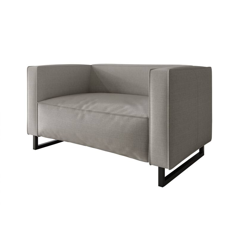 CraftPorch Mid Century Modern Upholstered Loveseat