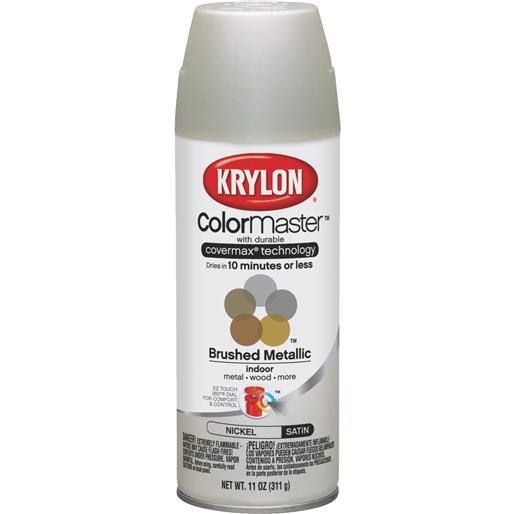 Krylon/Consumer Div Brush Nickel Spray Paint 51255 Unit EACH Bed