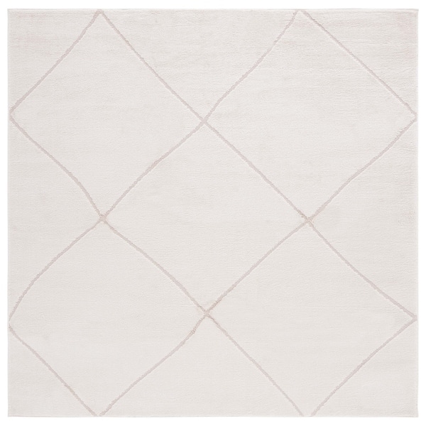slide 2 of 4, SAFAVIEH Melody Gerlinda Moroccan Rug 5'3" Square - Ivory/Beige - Square