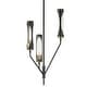 preview thumbnail 1 of 5, Maxim 16173 Regent 3 Light 14" Wide LED Pendant Black / Antique Brass