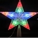 preview thumbnail 5 of 4, 10" Clear Crystal Star LED Christmas Tree Topper - Clear Lights