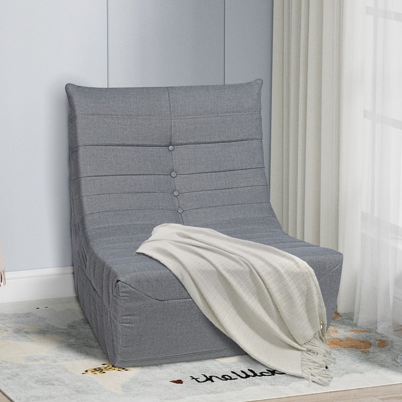 Bean Bag Chair, Big Beanbag Chair Floor Couch, Fireside Chair Memory Foam Lounge Chair for Living Room Bedroom, Office