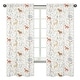 preview thumbnail 1 of 3, Sweet Jojo Designs Woodland Toile 84-inch Window Treatment Curtain Panel Pair