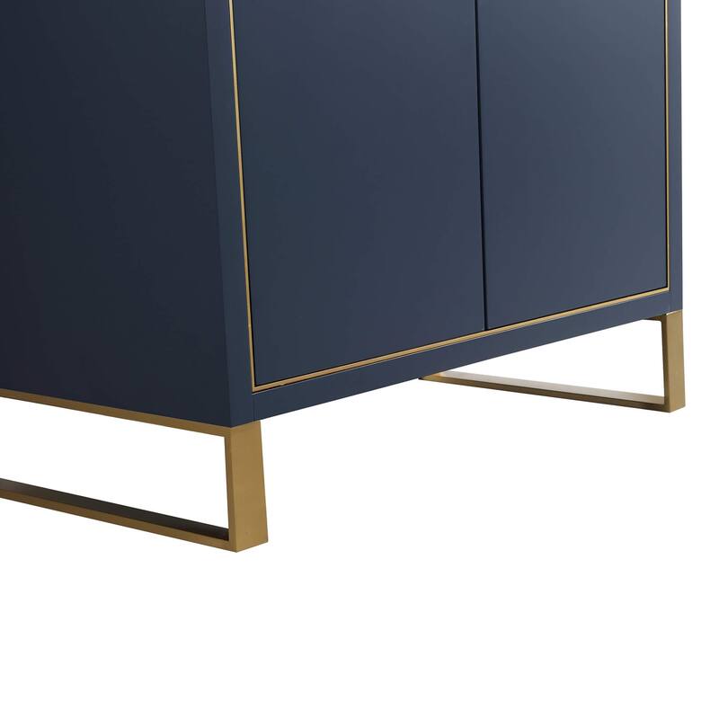 Fine Fixtures Opulence Collection Bathroom Vanity with White Ceramic Sink